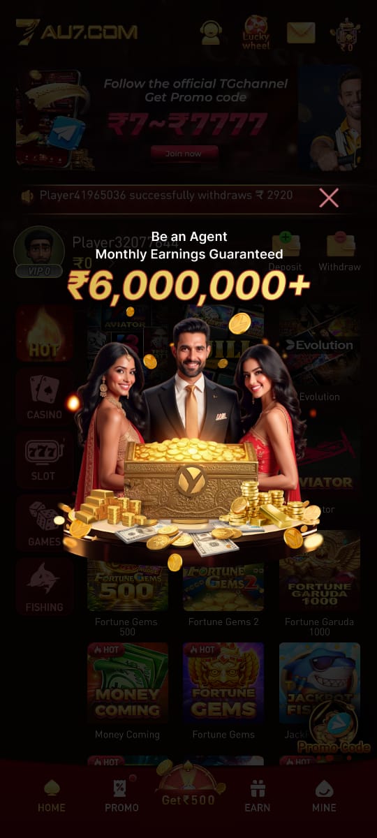 AU7.com agent program with monthly earnings and rewards promotion